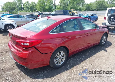 2016 Hyundai Sonata Se from USA, damaged, VIN 5NPE24AF7GH318608